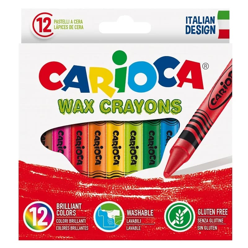 CARIOCA 12 RENK WAX PASTEL BOYA 42365