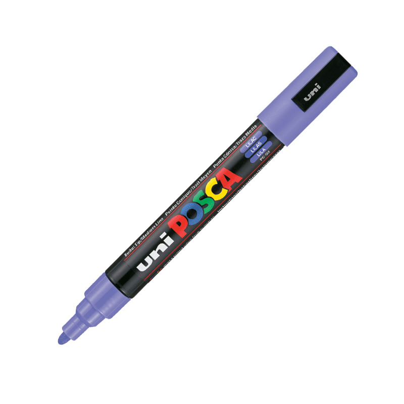 UNİ-BALL PC-5M-POSCA SU BAZLI MARKER LİLA 1.8 (Best)