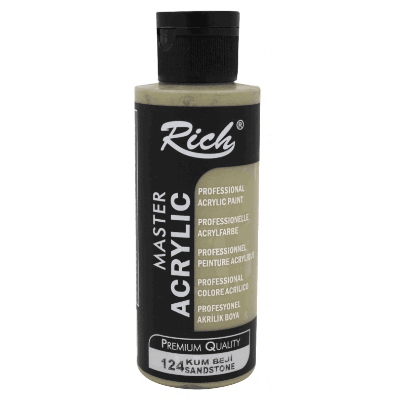 RICH AKRİLİK BOYA 124 KUM BEJİ 120 cc (Best)