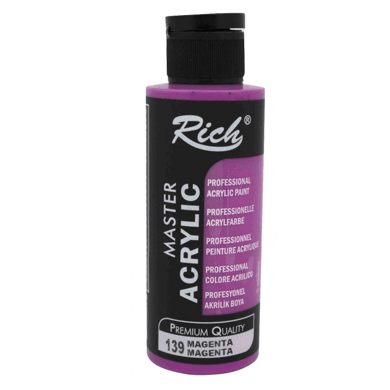 RICH AKRİLİK BOYA 139 MAGENTA 120 cc (Best)