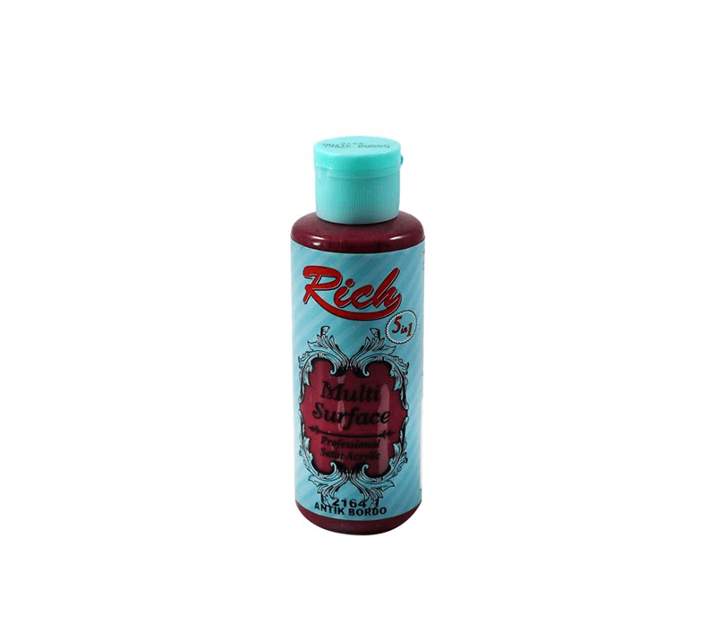 RICH MULTİ AKRİLİK BOYA 2164 ANTİK BORDO 120 cc (Best)