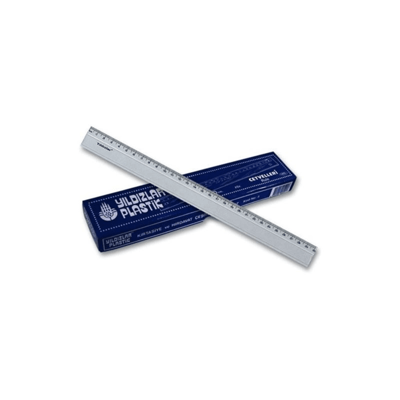 YILDIZLAR 50 CM. PLASTİK CETVEL KOD.033 (Best)