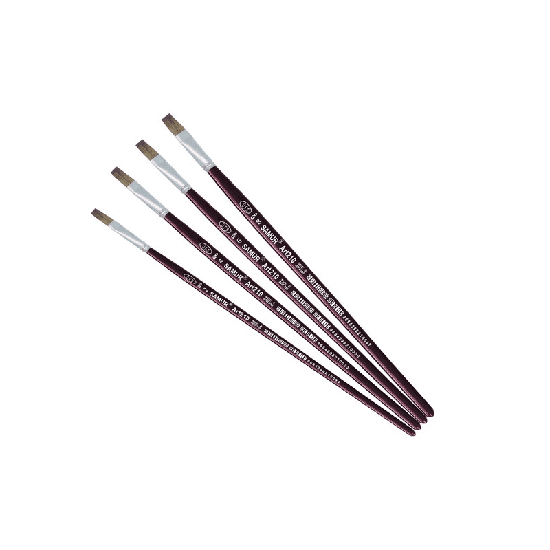 SAMUR ART 210 2-4-6-8 NO YAĞLI BOYA FIRÇASI 4 LÜ SET (Best)