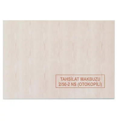 DİLMAN TAHSİLAT MAKBUZU 2/50 2 N OTOKOPİLİ