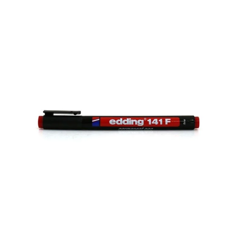 EDDİNG 141 F KIRMIZI PERMANENT KALEM