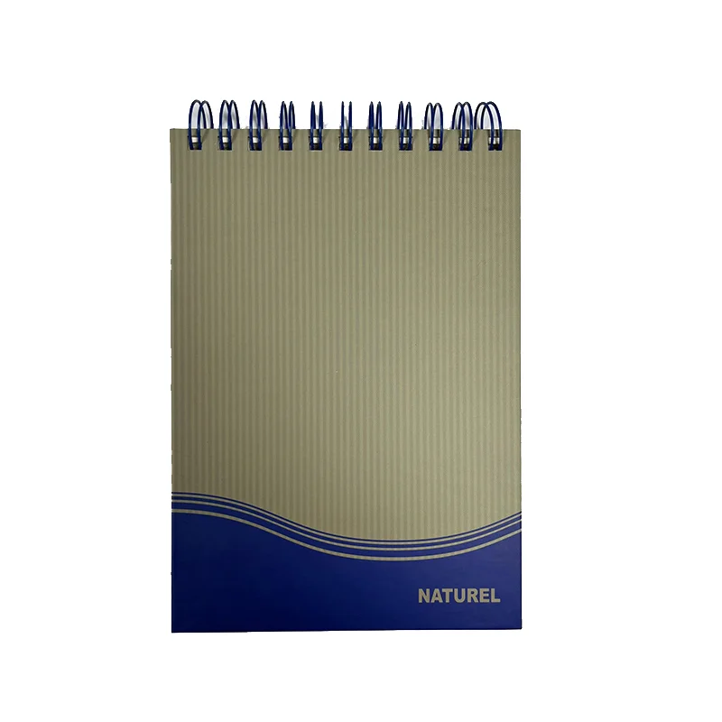 ELMA A4 SERT NATUREL KAPAK SPİRALLİ ÇİZGİLİ BLOKNOT 100 yp.