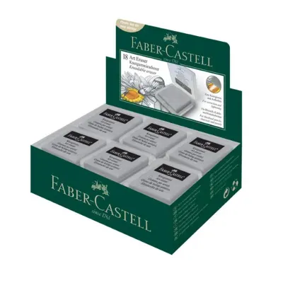 FABER HAMUR SİLGİ GRİ PLS TEKLİ KUTULU 18 Lİ 5130127220 (Best)