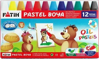 FATİH 12 RENK PASTEL BOYA 34012 (Best)