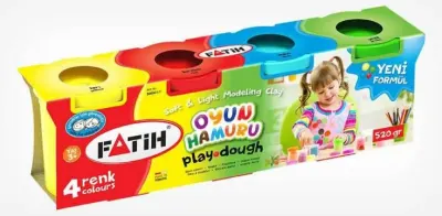 FATİH 4 RENK OYUN HAMURU 400 GR 50803