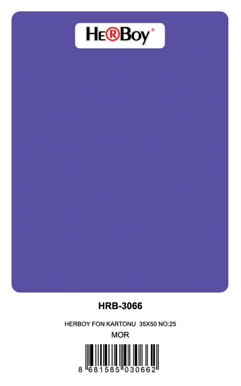 HERBOY FON KARTONU 35X50 NO:25 MOR 100 LÜ HRB-3066