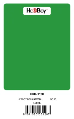 HERBOY FON KARTONU 50x70 KOYU YEŞİL NO:33 160 GR 100 LÜ HRB-3128
