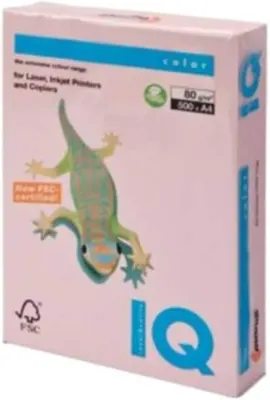 IQ A4 AÇIK GÜL RENKLİ FOTOKOPİ KAĞIDI 80 gr OPI74 (Best)