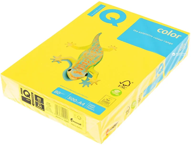 IQ A4 YOĞUN KOYU SARI RENKLİ FOTOKOPİ KAĞIDI 80 gr. CY39