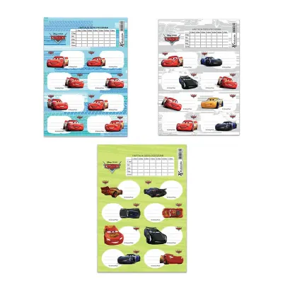 KESKİN CARS 3 LÜ DERS PROGRAMLI ETİKET 220130-33