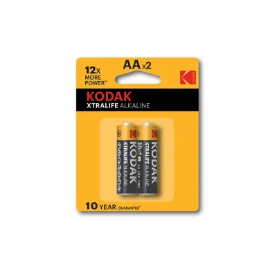 KODAK AA KALEM PİL 2 Lİ XTRALIFE ALKALİN AYRILABİLİR 2/6 KARTELA 30418462