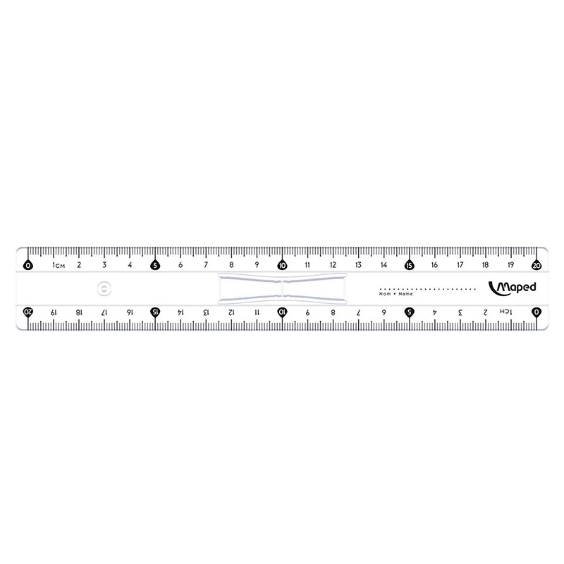 MAPED 146108 20 cm TRIPLE DESİMETRE KRİSTAL CETVEL