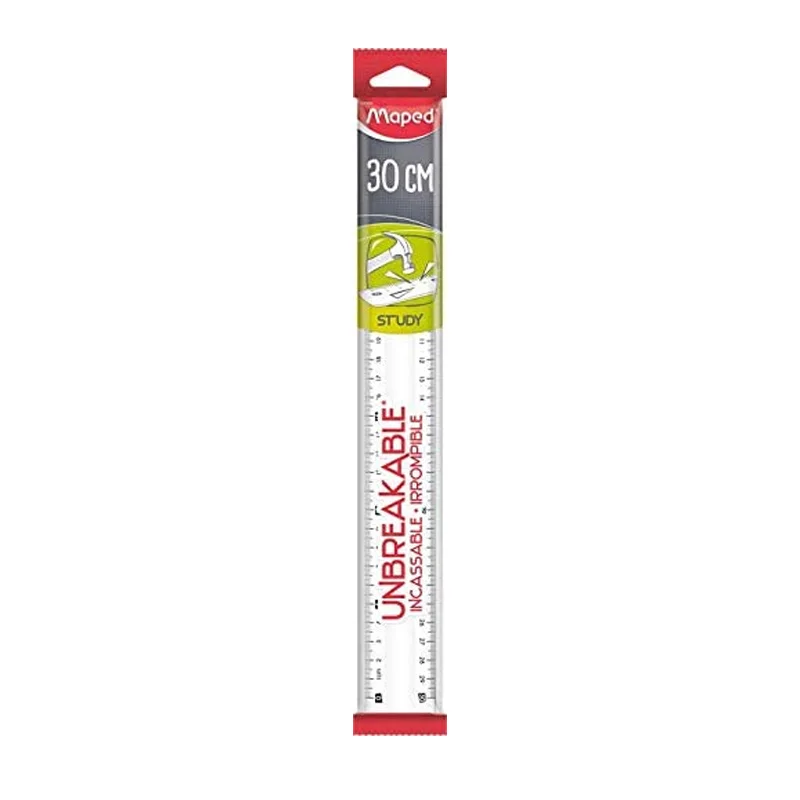 MAPED 245620 30 cm ESNEK PLASTİK CETVEL ŞEFFAF