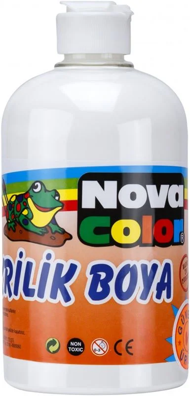 NOVA COLOR AKRİLİK BOYA 500 ml BEYAZ NC-385