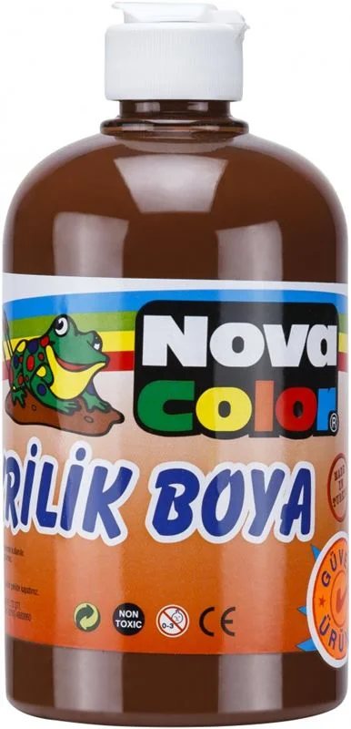 NOVA COLOR AKRİLİK BOYA 500 ml KAHVE NC-387