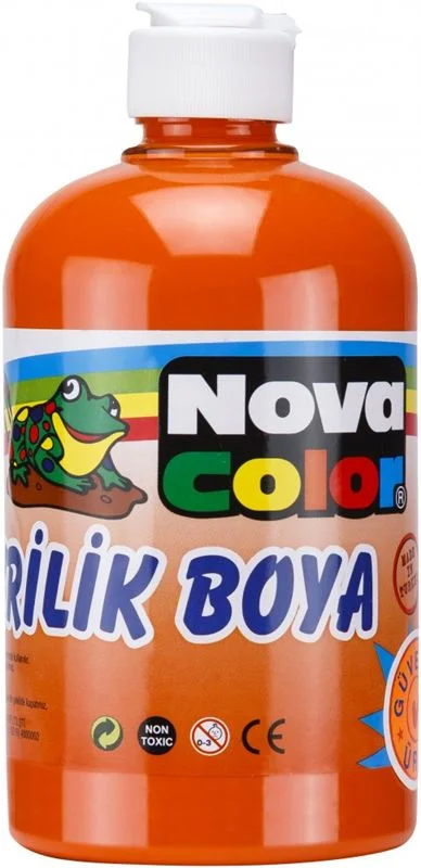 NOVA COLOR AKRİLİK BOYA 500 ml TURUNCU NC-388