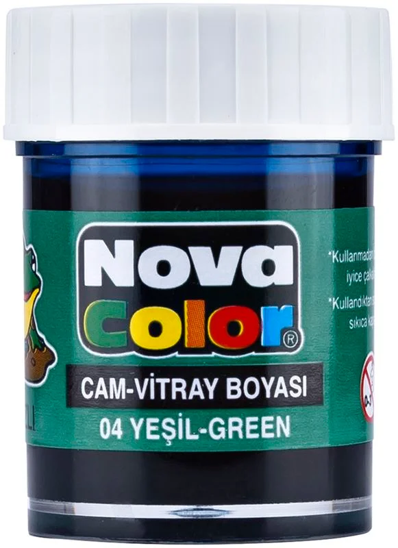 NOVA COLOR CAM BOYASI YEŞİL SU BAZLI NC-152