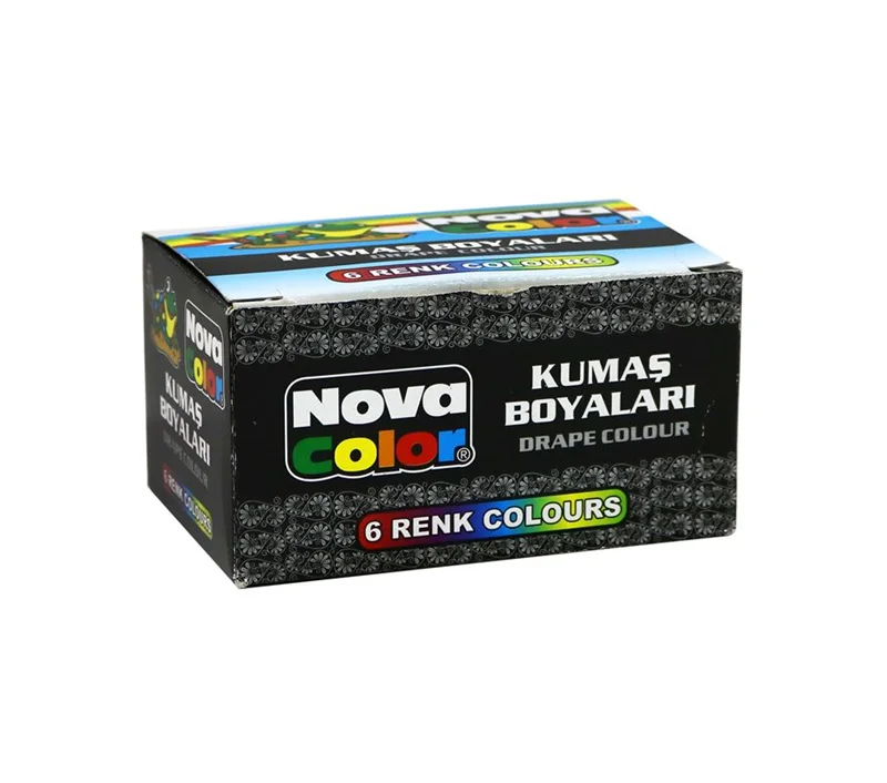 NOVA COLOR KUMAŞ BOYASI 6 LI TAKIM NC-188