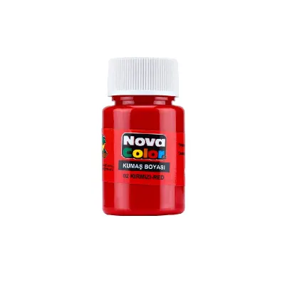 NOVA COLOR KUMAŞ BOYASI KIRMIZI NC-160