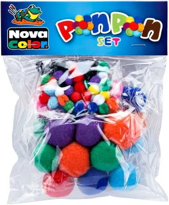 NOVA COLOR PONPON SET NC-350