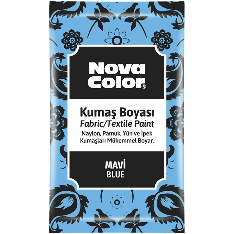 NOVA COLOR TOZ KUMAŞ BOYASI MAVİ 12 GR NC-902