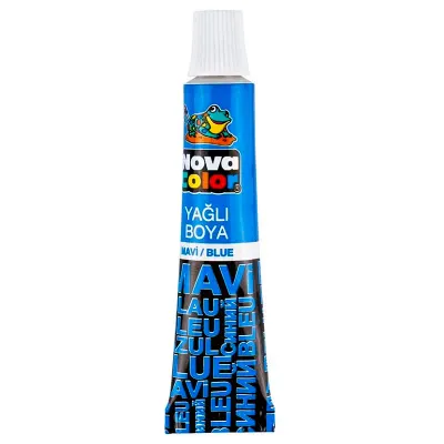 NOVA COLOR YAĞLI TÜP MAVİ NC-129 (Best)