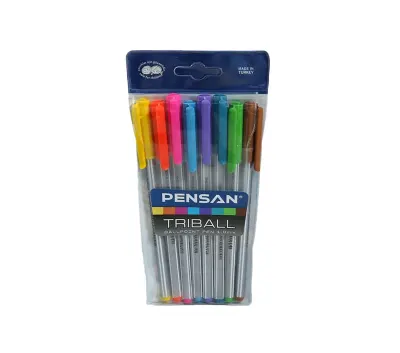 PENSAN 1003 TRIBALL 8 RENK TÜKENMEZ KALEM (Best)