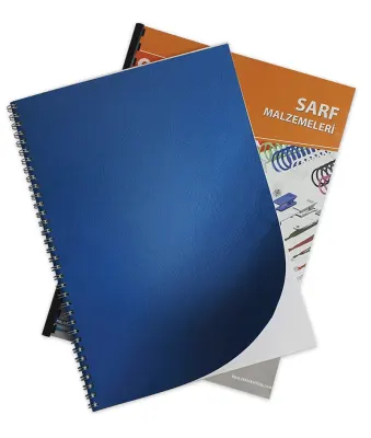 SARFF A4 KARTON KAPAK DESENLİ LACİVERT - 100ADET