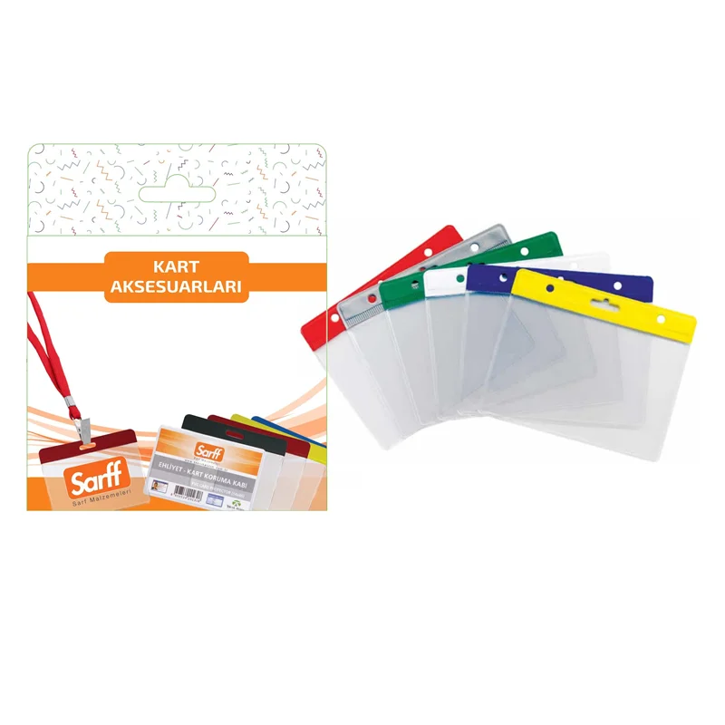 SARFF 9.5X7.5CM KARIŞIK RENK KART POŞETİ BLİSTER - 10ADET