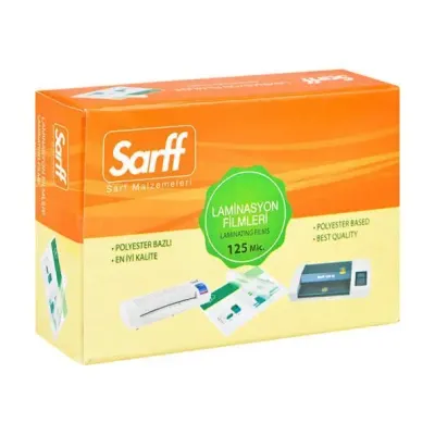 SARFF 125MIC LAMİNASYON FİLMLERİ - KNC(78X102MM) - 100ADET