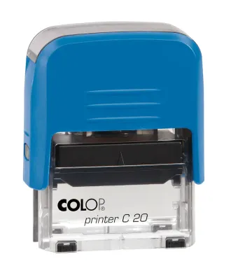 COLOP PRINTER C20 MAVİ KASA SİYAH KEÇE - 14X38MM