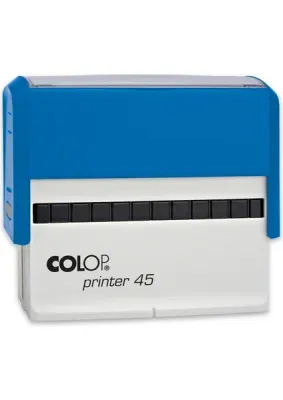 COLOP PRINTER 45 MAVİ KASA SİYAH KEÇE - 25X82MM