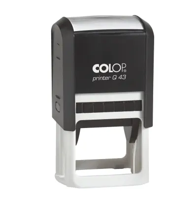 COLOP Q43 KARE SİYAH KASA SİYAH KEÇE - 43X43MM