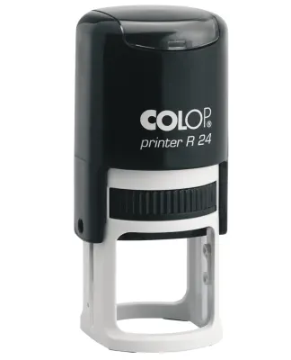 COLOP R24 YUVARLAK SİYAH KASA KURU KEÇE - 24MM