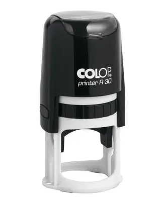 COLOP R30 YUVARLAK SİYAH KASA SİYAH KEÇE - 30MM