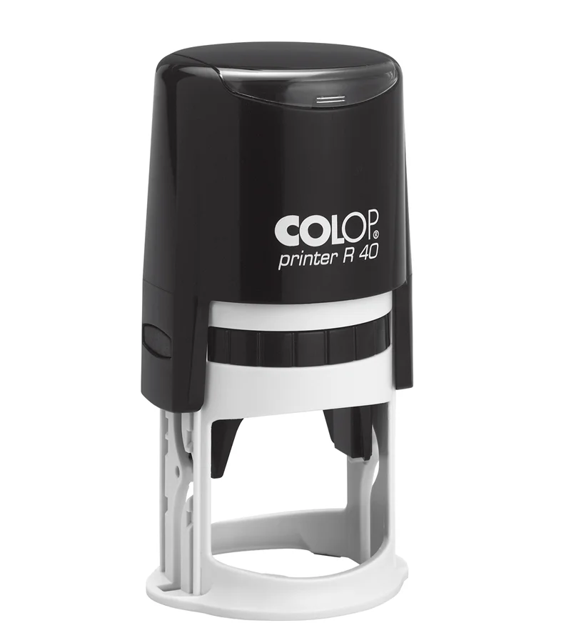 COLOP R40 YUVARLAK SİYAH KASA SİYAH KEÇE - 40MM