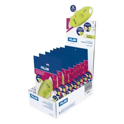 MILAN 6005108Y CAPSULE ACID SARI SERAMİK MAKET BIÇAĞI 8Lİ