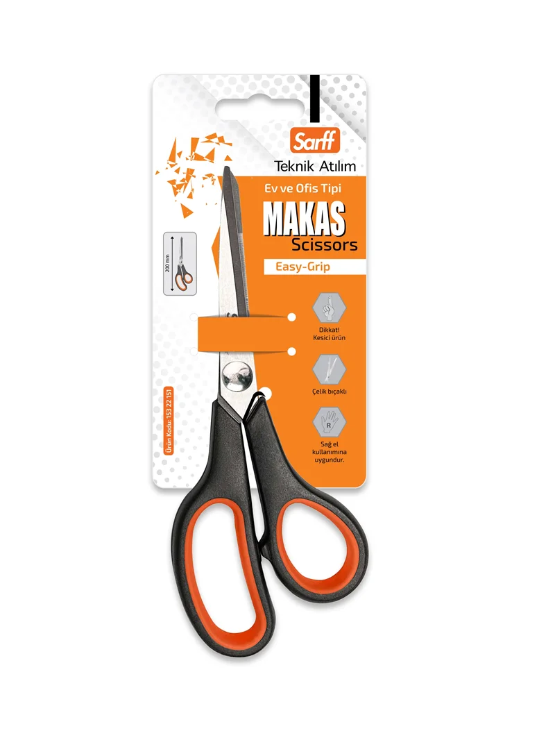 SARFF EASY GRIP OFİS MAKASI - 20CM
