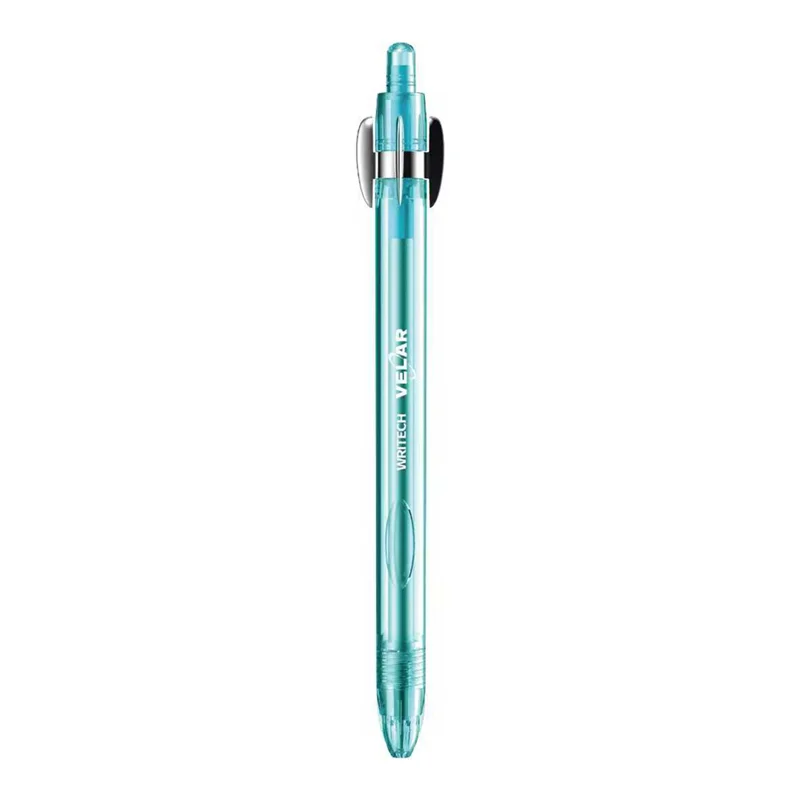 WRITECH W-0201 SPACE UP VELAR 0,7MM ŞEFFAF YEŞİL GÖVDE MAVİ JEL KALEM - 12'Lİ KUTU