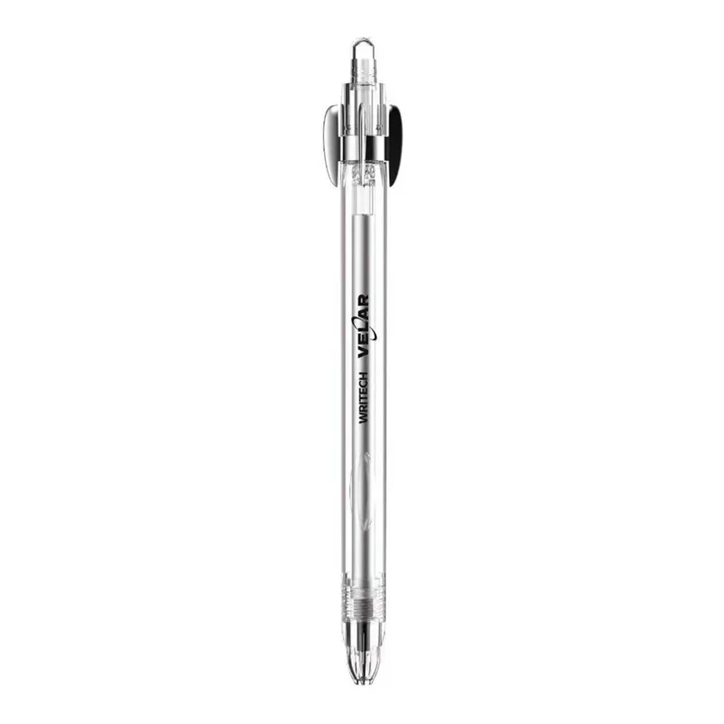 WRITECH W-0201 SPACE UP VELAR 0,7MM ŞEFFAF BEYAZ GÖVDE MAVİ JEL KALEM - 12'Lİ KUTU