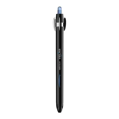 WRITECH W-0201 SPACE UP VELAR 0,7MM OPAK SİYAH GÖVDE MAVİ JEL KALEM - 12'Lİ KUTU