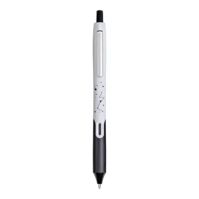 WRITECH W-994 0,5MM BASMALI ROLLER KALEM SİYAH/BEYAZ GÖVDE -12'Lİ KUTU