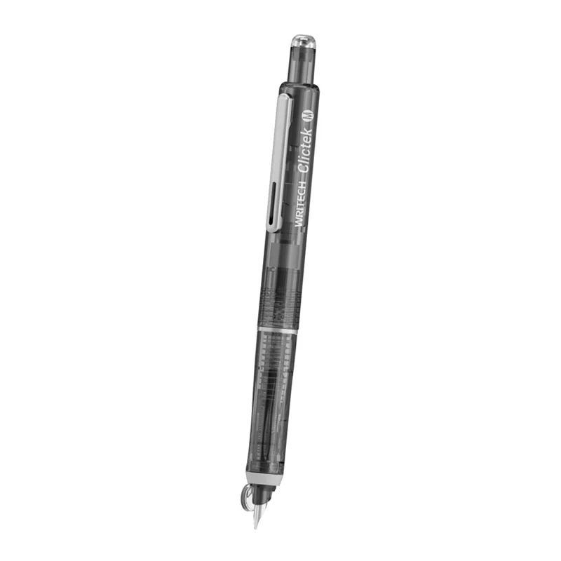 WRITECH W-784M BASMALI DOLMA KALEM SİYAH GÖVDE (M TIP) - BLISTER
