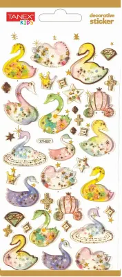TANEX ETİKET DECORATİVE STICKER-9 PUFFY 5 ADET TNX-5008