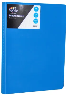ÖNDER SUNUM DOSYASI A4 WOLE 10 LU MAVİ 1401-1