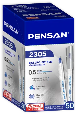 PENSAN TÜKENMEZ KALEM ÜÇGEN 0.5 2305 MAVİ